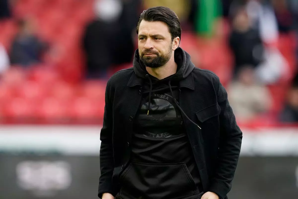 Russell Martin manager of Swansea City during a Sky Bet Championship match