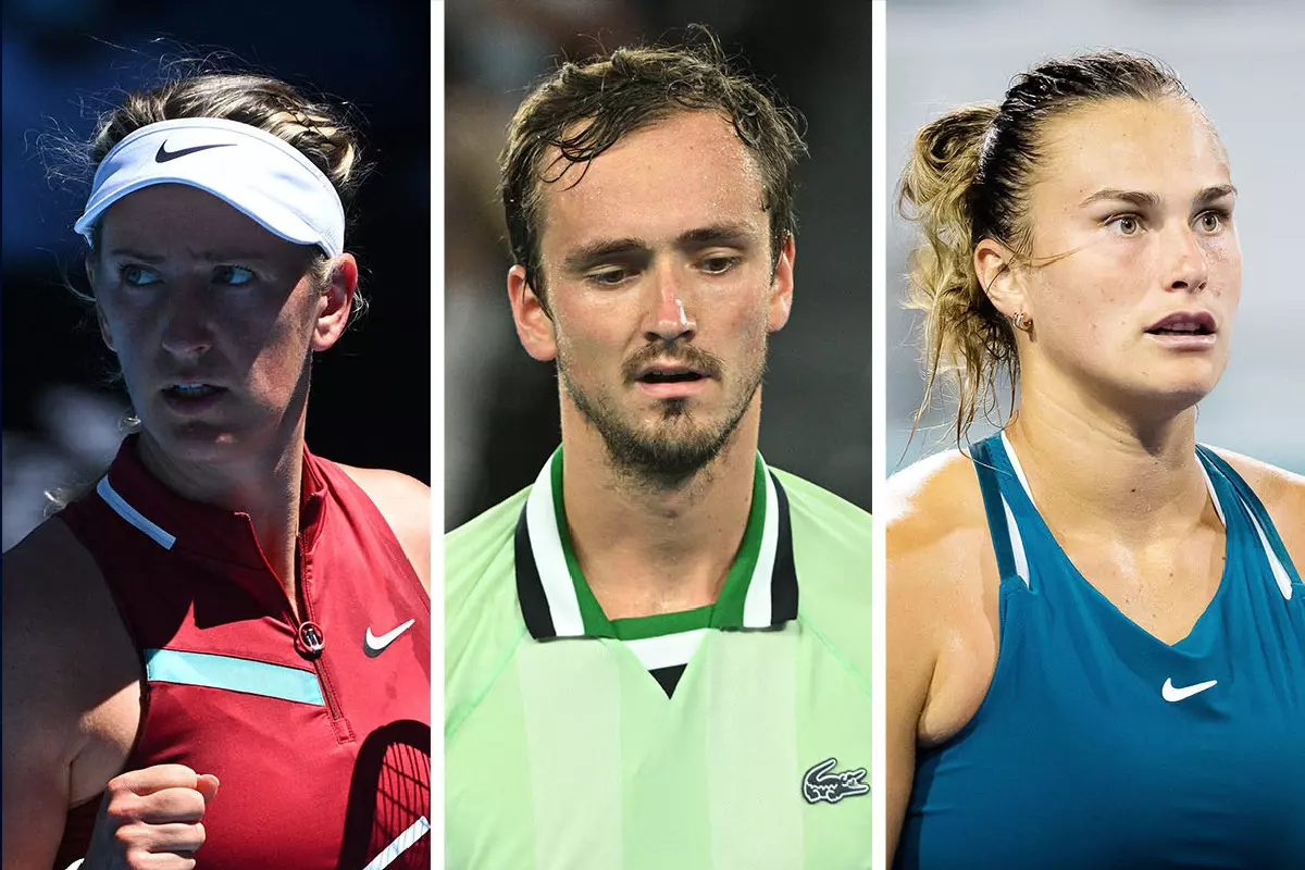 Russian Belarusian players banned from Wimbledon - Azarenka - Medvedev - Sabalenka