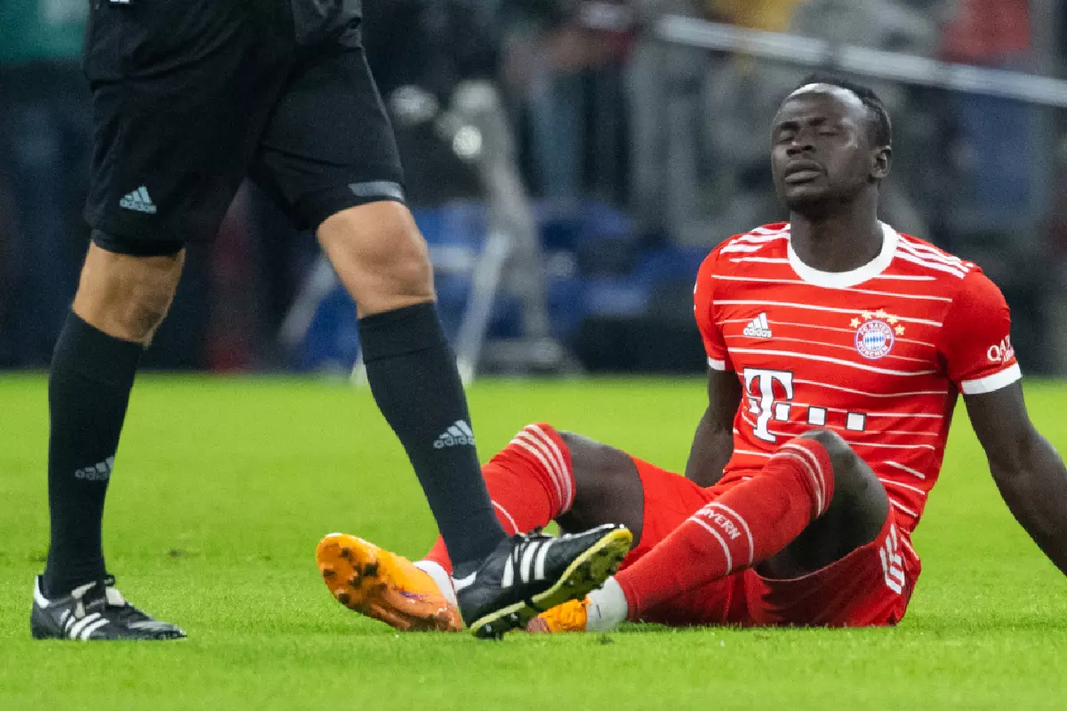 Sadio Mane injury against Bremen November 2022