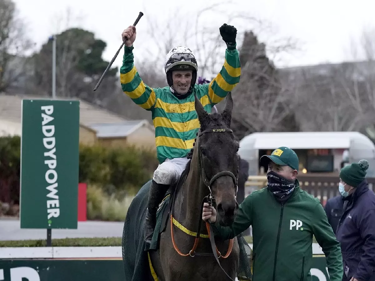 School Boy Hours and Sean Flanagan after winning at the Leopardstown Christmas meeting