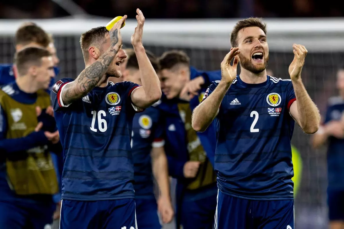 Stephen O'Donnell of Scotland at full time