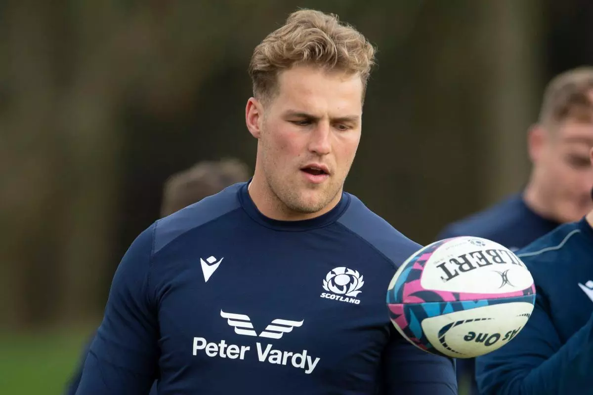 Scotland's Duhan van der Merwe