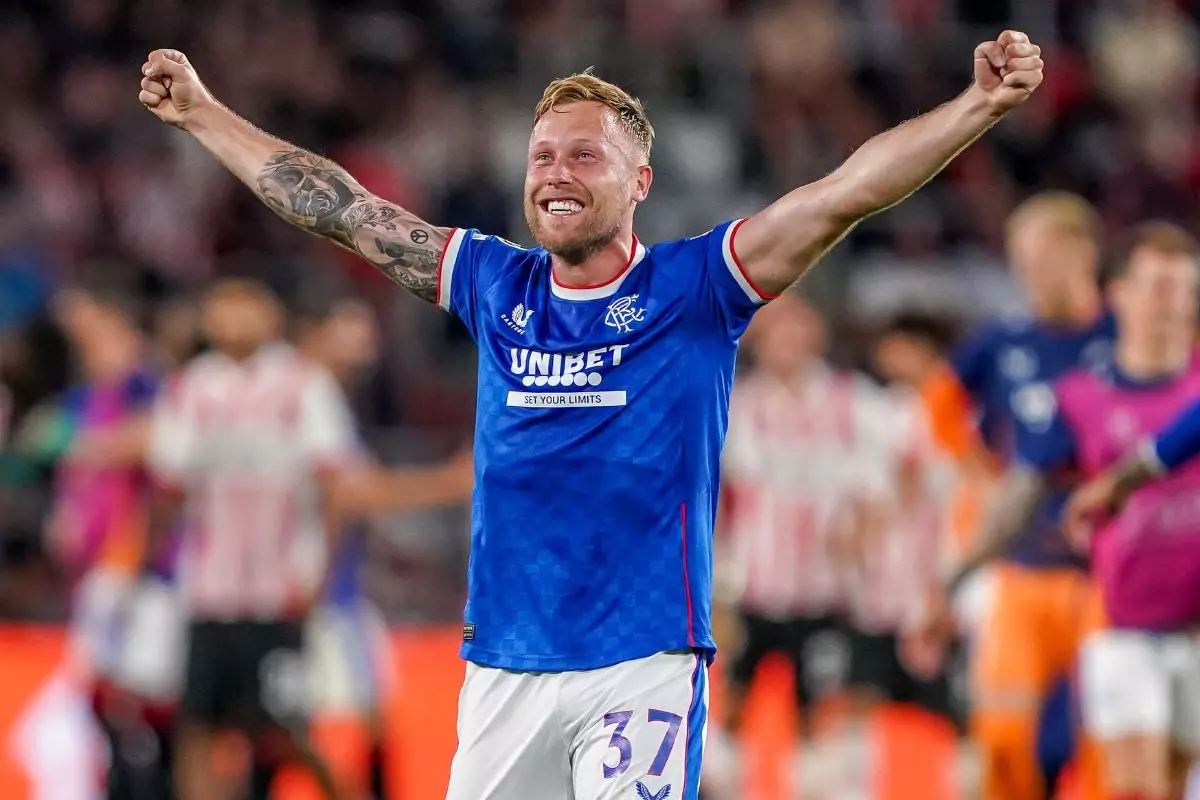 Scott Arfield of Rangers
