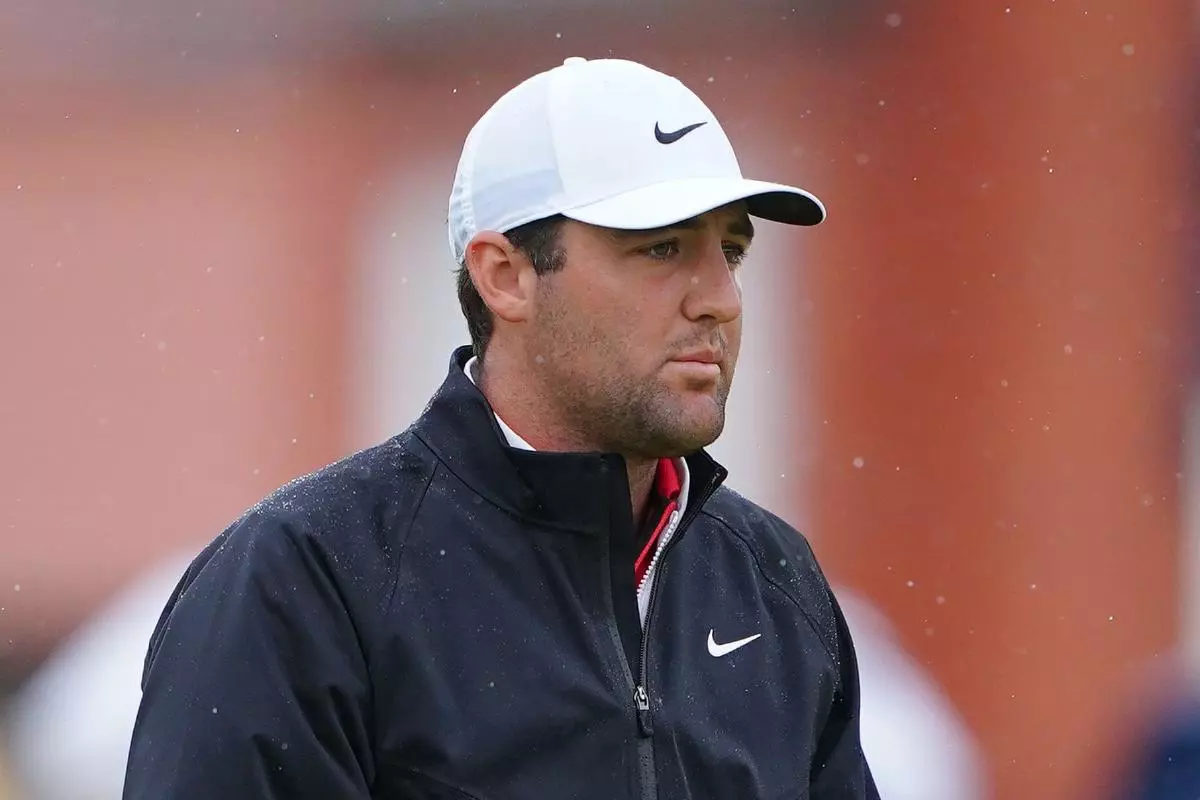 Scottie Scheffler at Open 22 Jul 2023