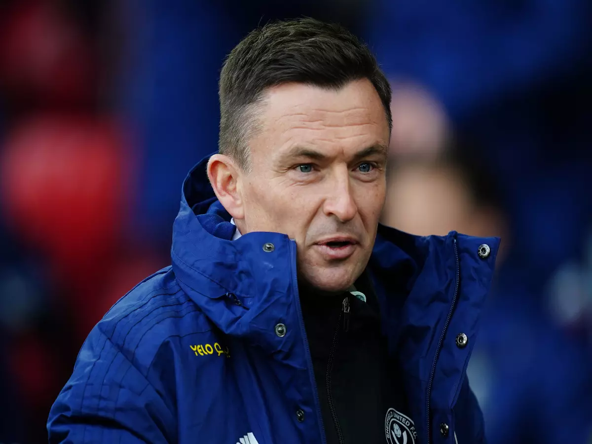Sheffield United manager Paul Heckingbottom during the Sky Bet Championship match at Bramall Lane, Sheffield.