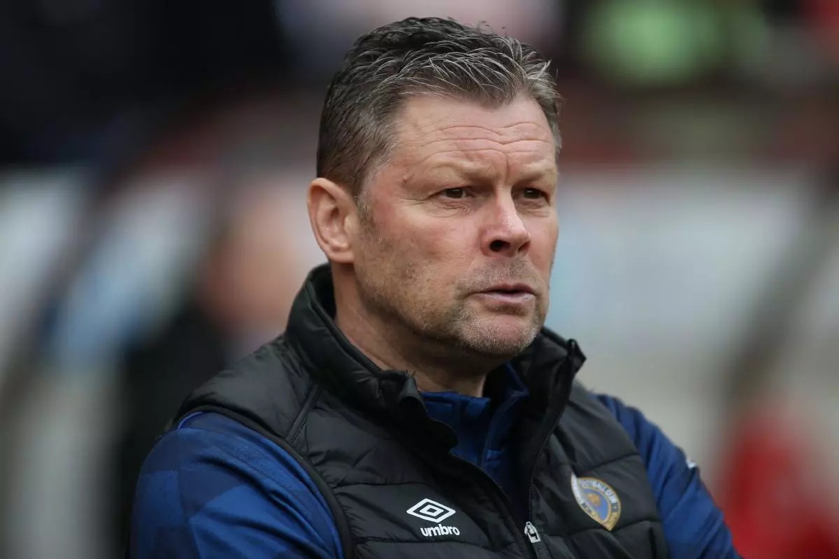 Shrewsbury Town Manager Steve Cotterill