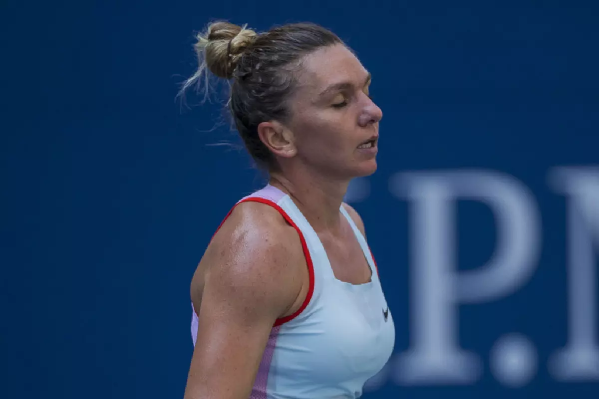 Simona Halep at the 2022 US Open