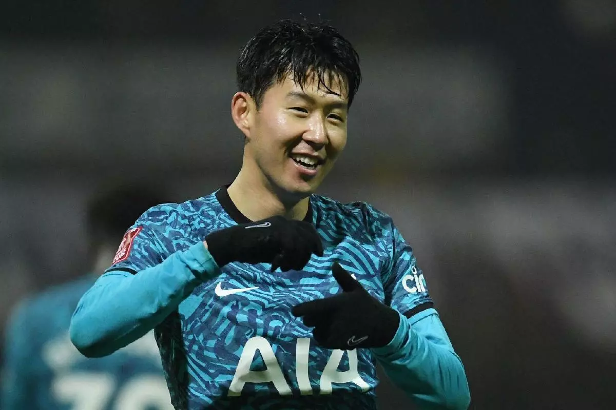 Son Heung-min of Tottenham 28 Jan 2023