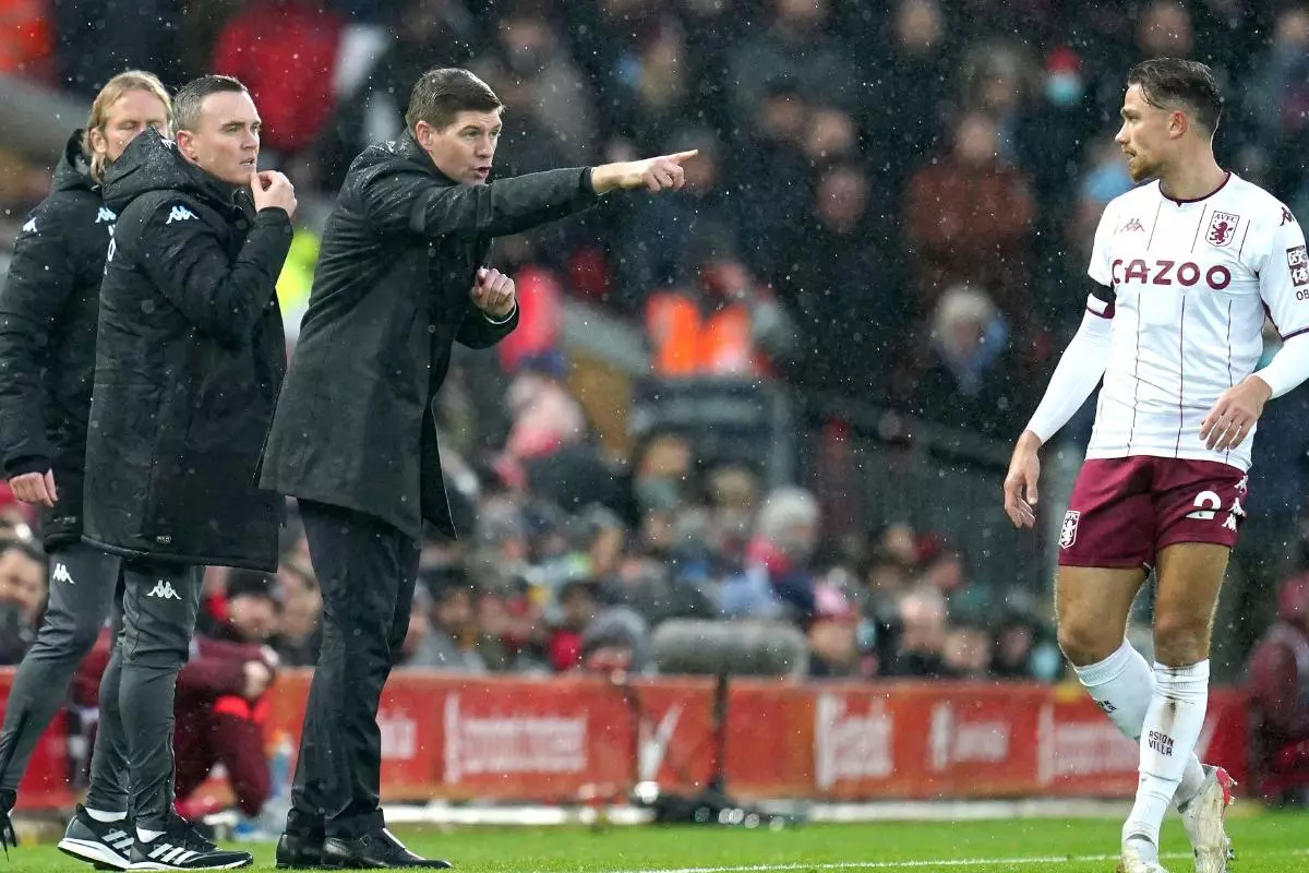 Liverpool Aston Villa Steven Gerrard Anfield Dec21