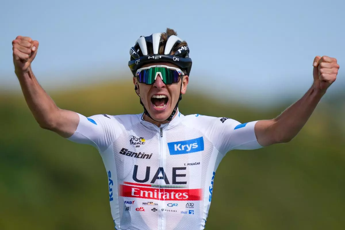 Slovenia's Tadej Pogacar