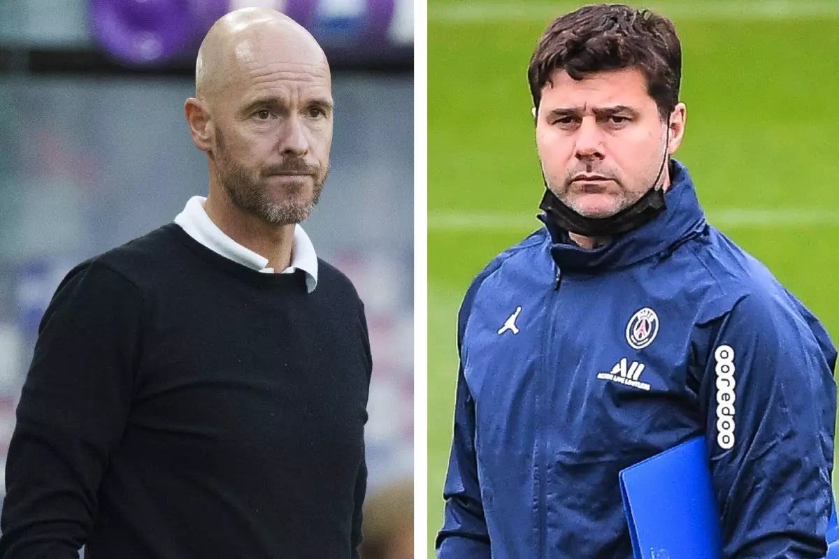 Erik Ten Hag Mauricio Pochettino collage