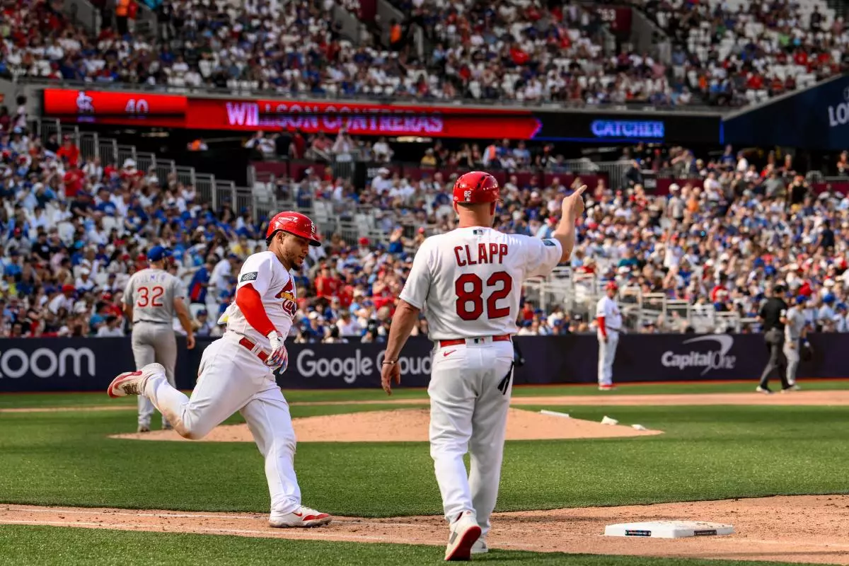 The 2023 MLB London Series match St. Louis Cardinals vs Chicago Cubs at London Stadium - June 2023