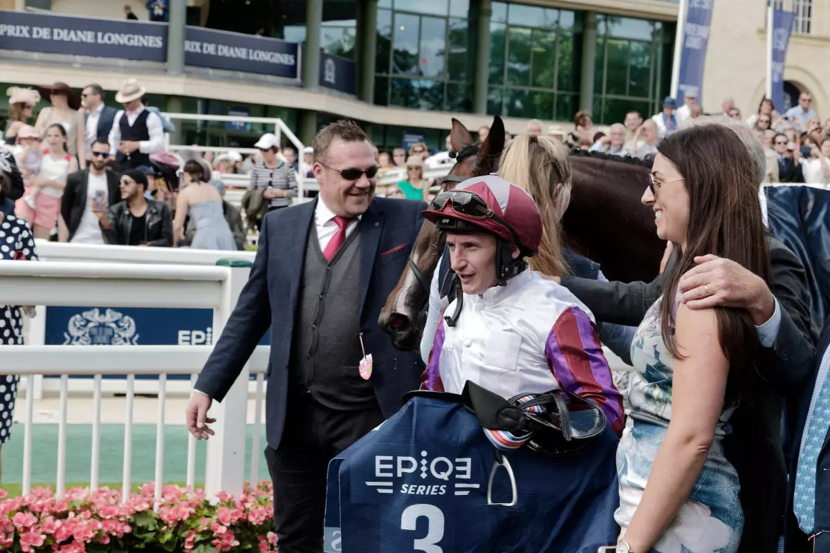 This is Laurens English filly, owned by J.Dance, ridden by Patrick-Joseph McDonald - May 2023