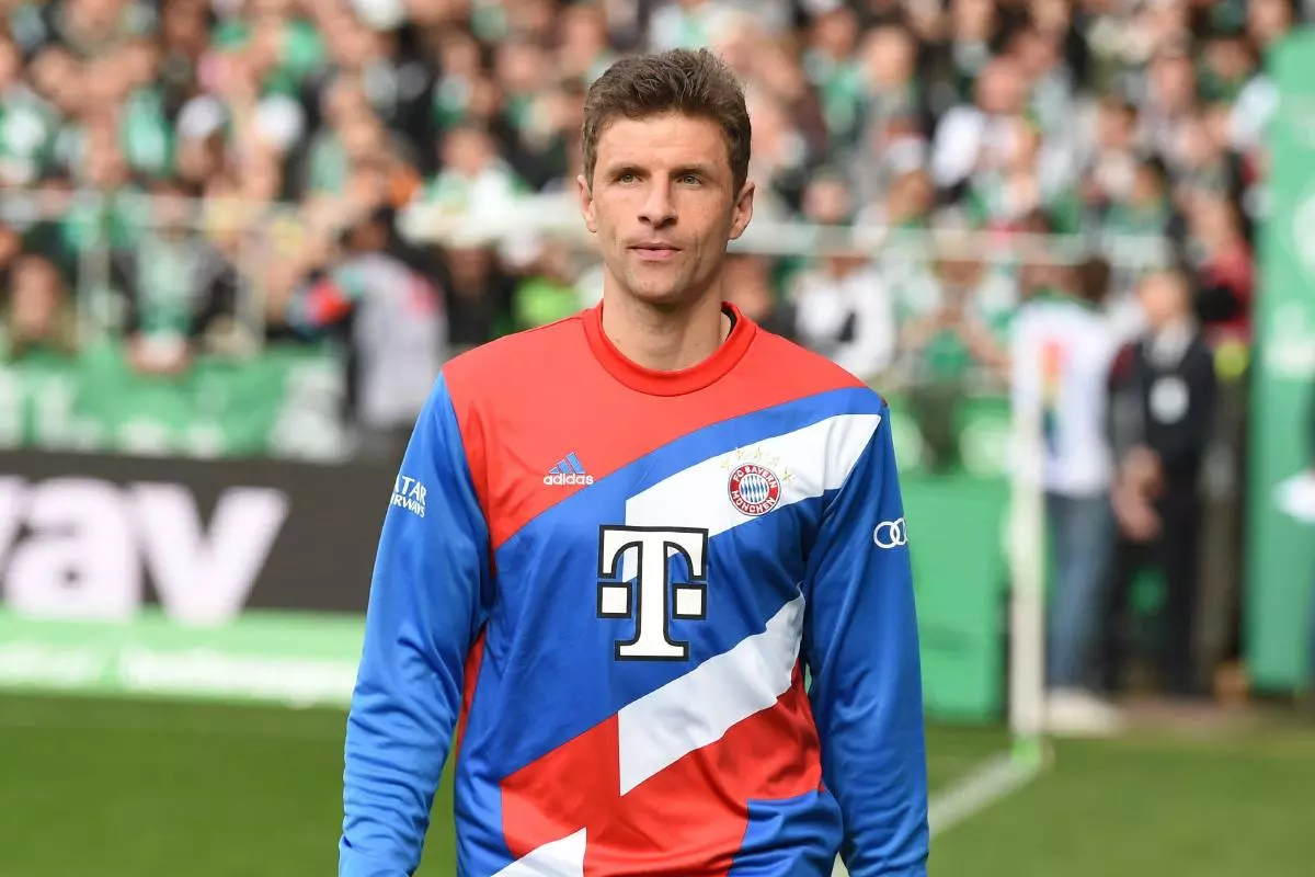 Thomas Muller of Bayern Munich 6 May 2023