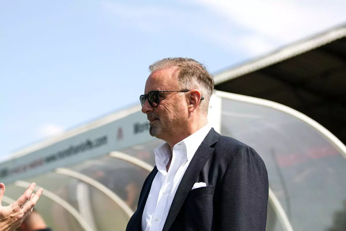 Thomas Sandgaard owner of Charlton Athletic during a pre-season friendly - July 2022