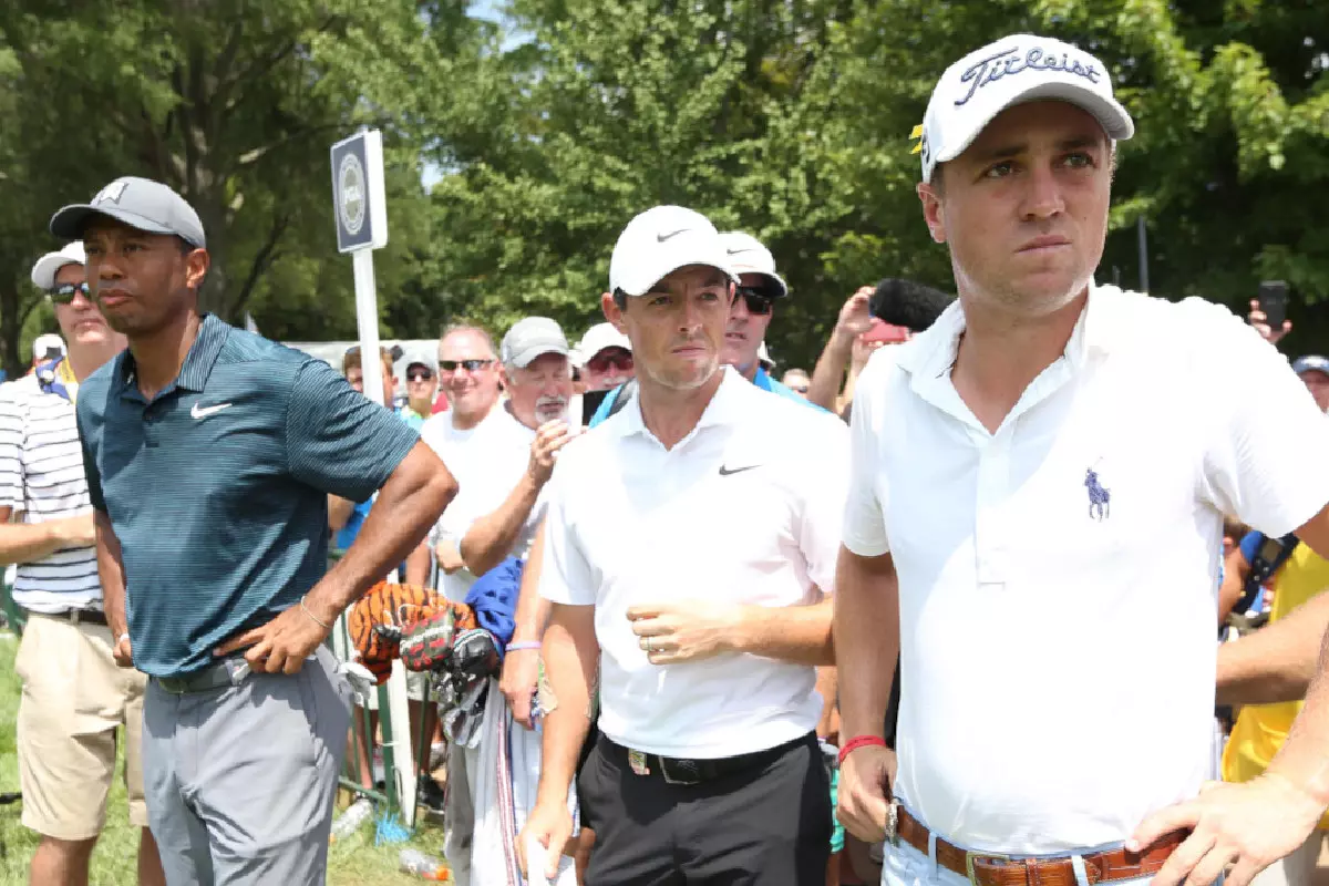 Woods, McIlroy and Thomas at Bellerive Country Club