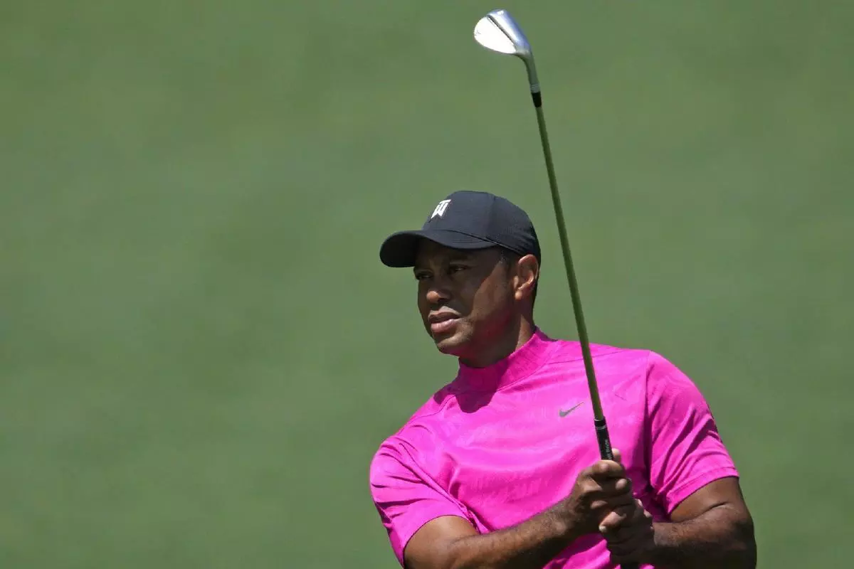 Tiger Woods, Round 1, 2022 Masters