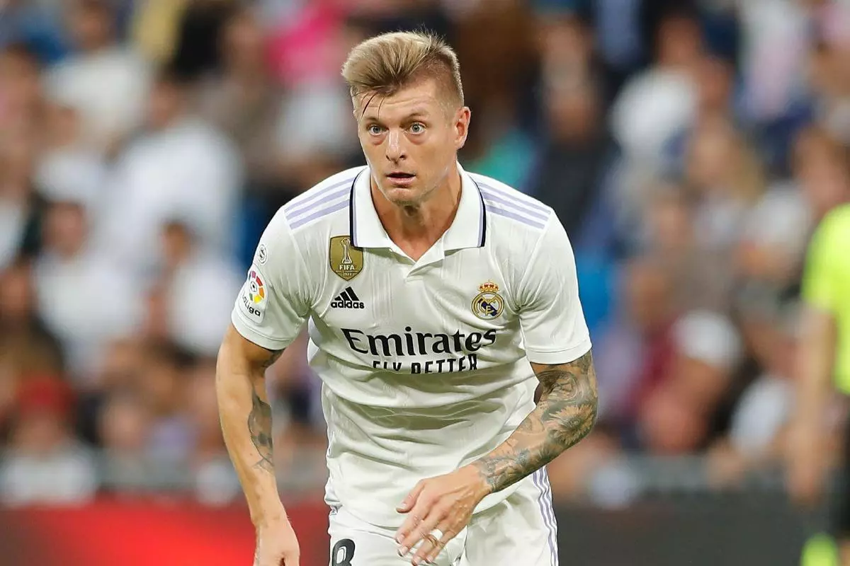 Toni Kroos of Real Madrid 24 May 2023