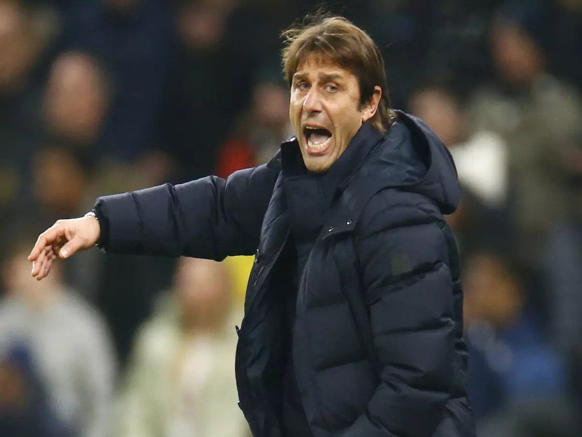 Tottenham Hotspur manager Antonio Conte during Carabao Cup Semi-Final 2nd Leg between Tottenham Hotspur and Chelsea at Tottenham Hotspur stadium , London, England on 12th December 2022