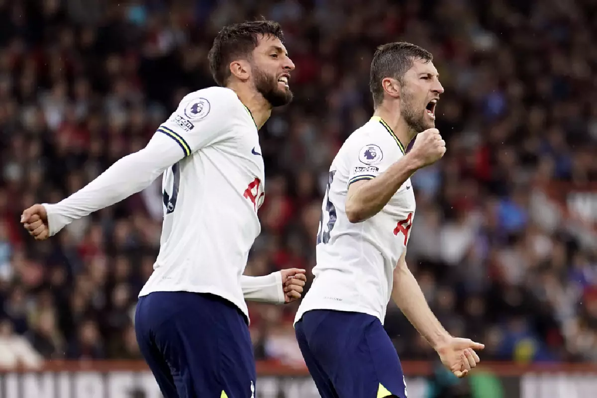 Tottenham celebration