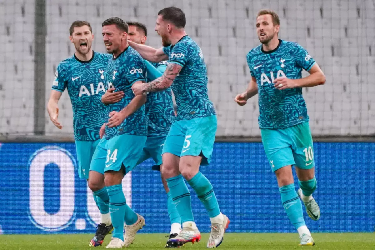 Tottenham celebration