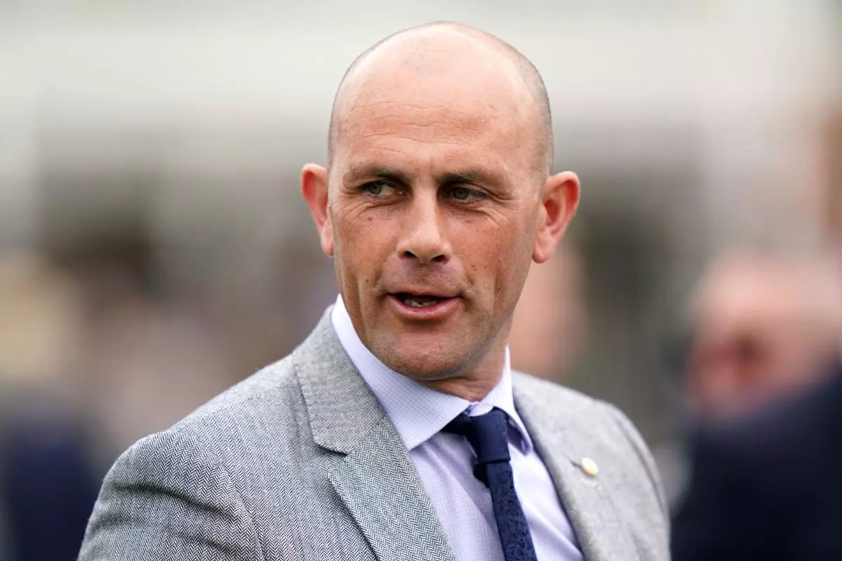 Trainer Adrian Keatley during the June Meeting at York Racecourse - June 2023