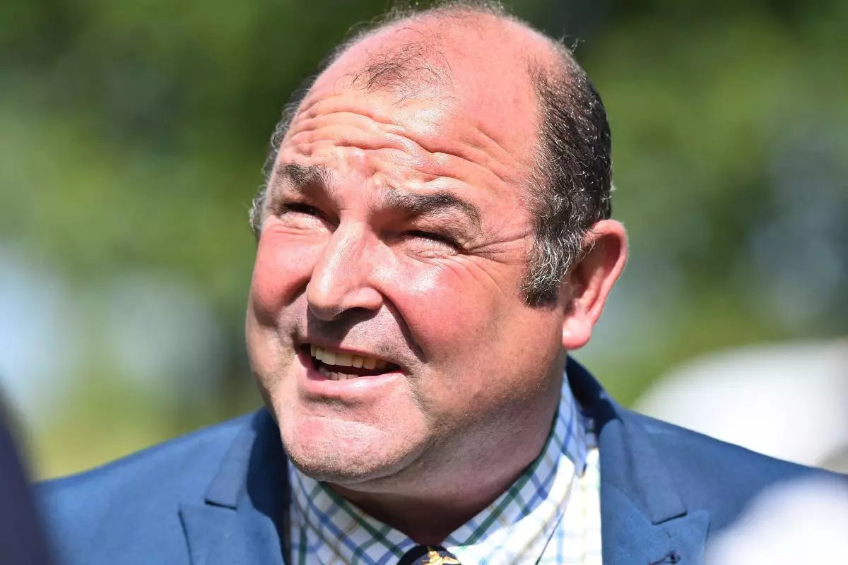 Trainer Roger Teal who feels Dancing Magic will bely his odds if it rains - April 2023