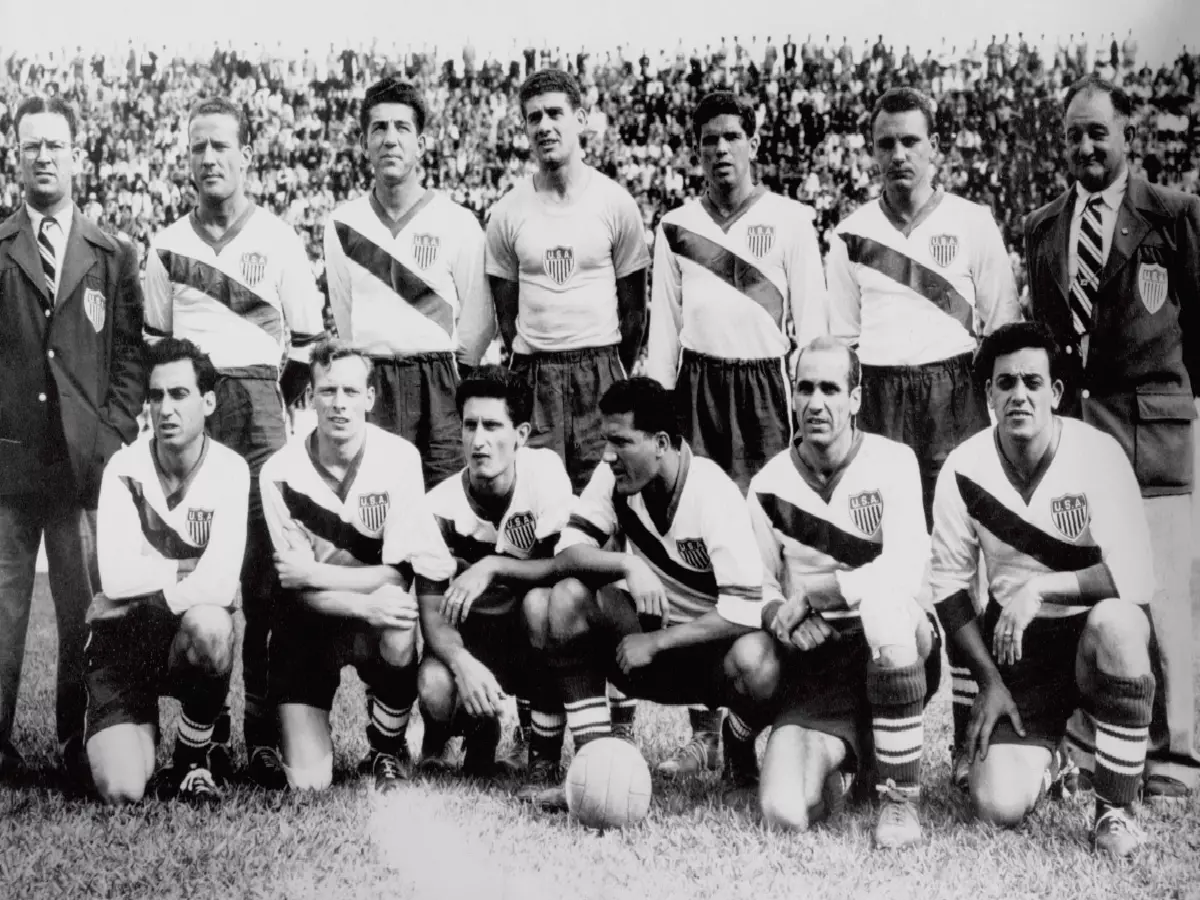 USA team ahead of England clash World Cup 1950