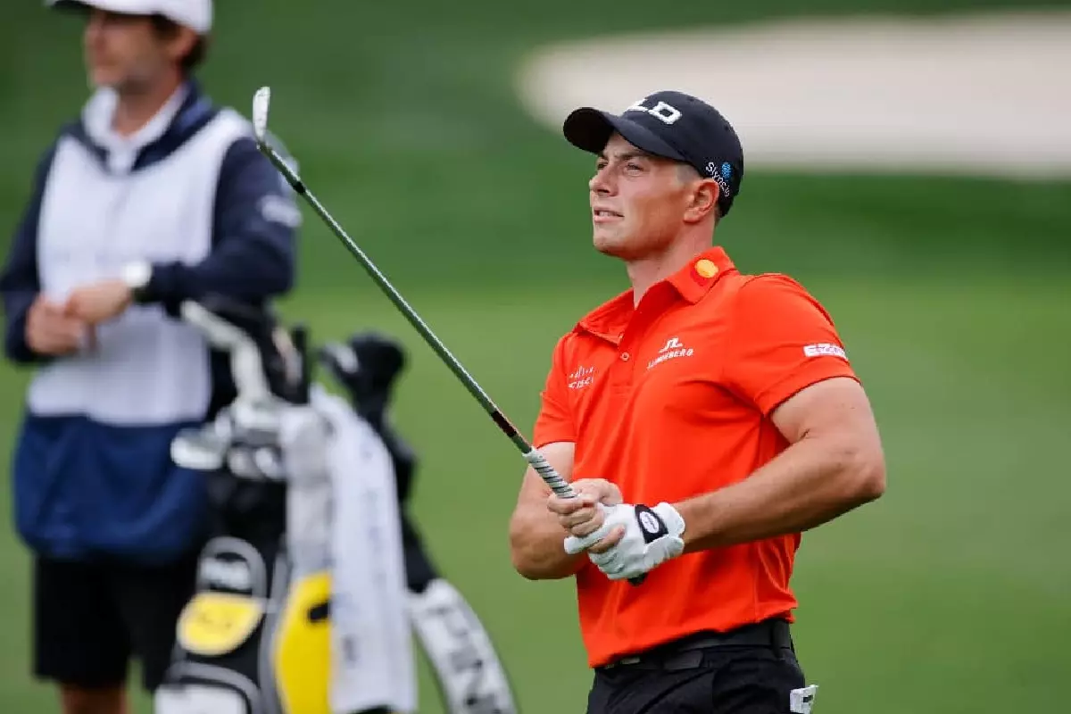 Viktor Hovland at the 2022 PLAYERS