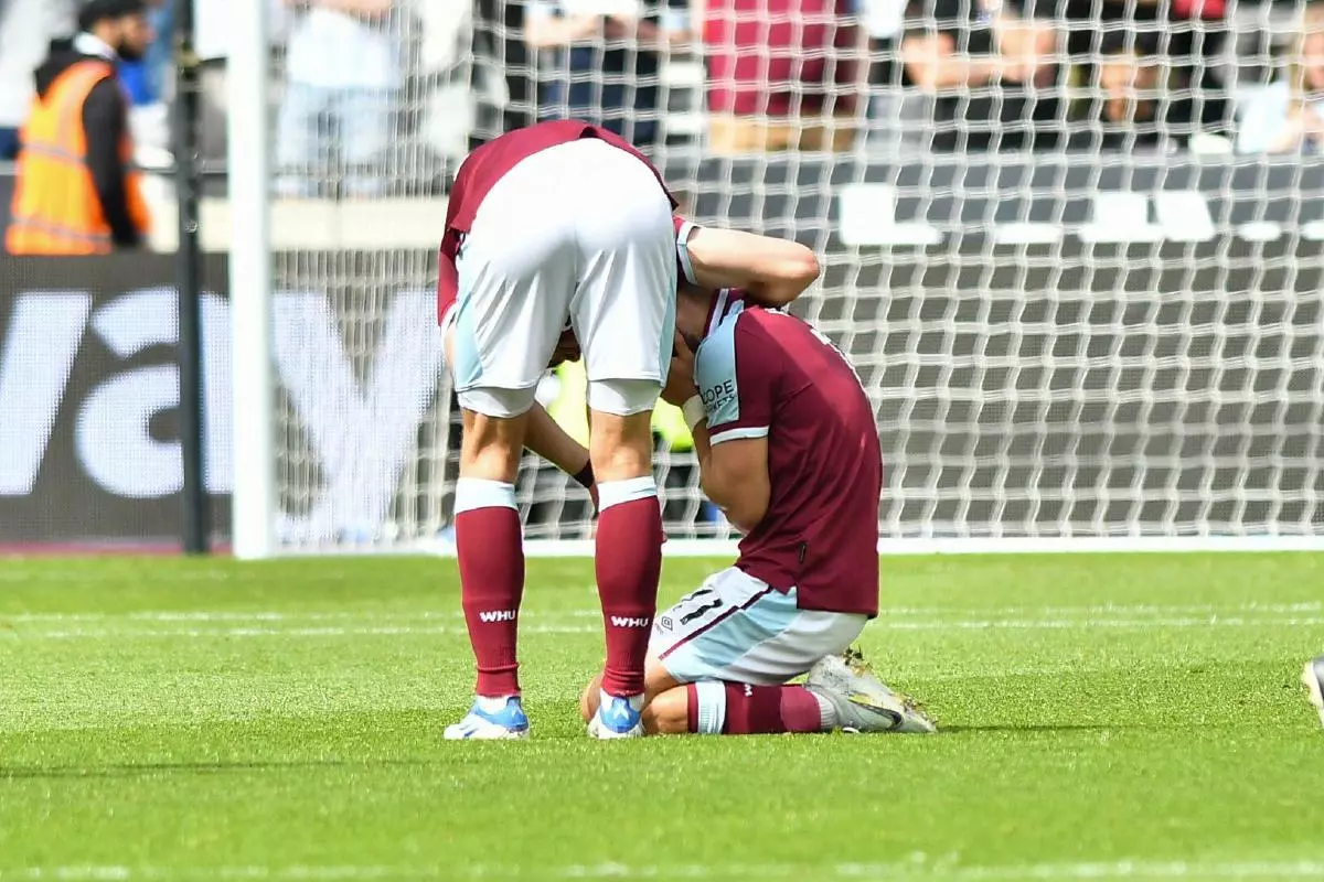 Ashley Westwood injury, West Ham vs Burnley