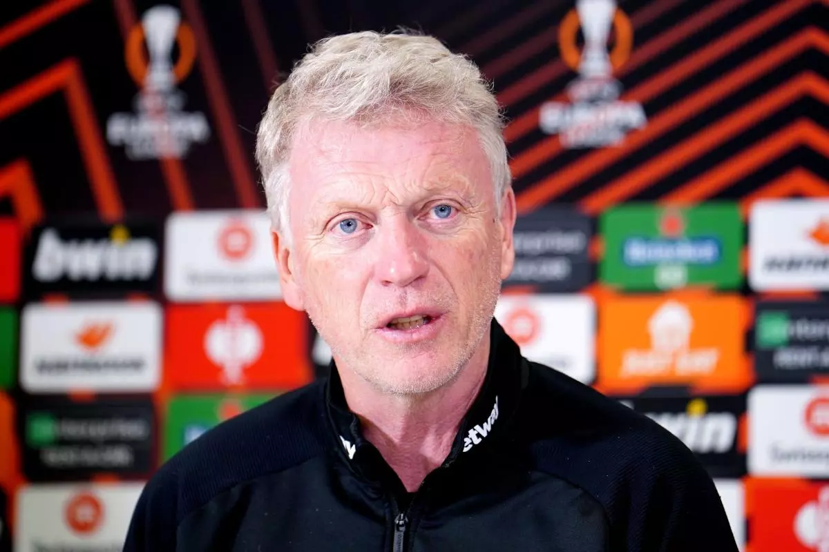 West Ham United manager David Moyes during a press conference