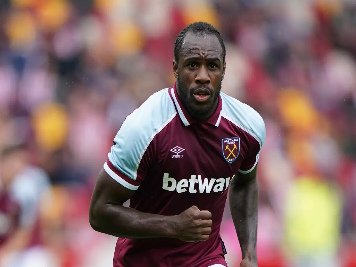 West Ham United's Michail Antonio during the pre-season friendly match at the Brentford Community Stadium, London.