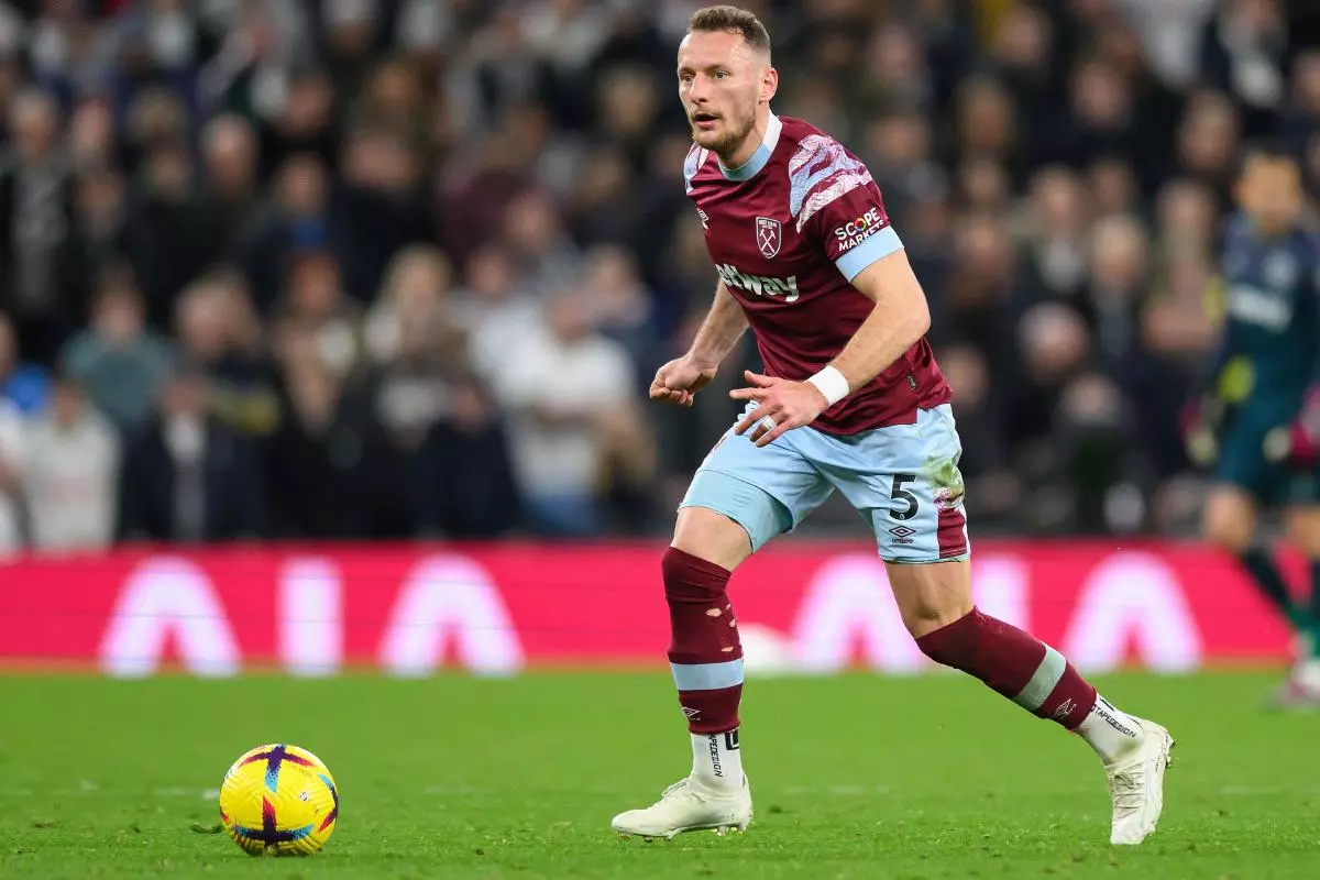 West Ham's Vladimir Coufal