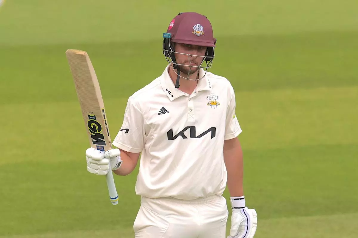 Surrey’s Will Jacks gets his fifty