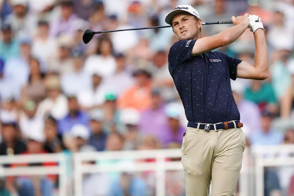 Will Zalatoris drives at Southern Hills