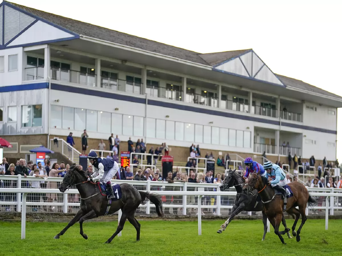 The main grandstand at Windsor race track