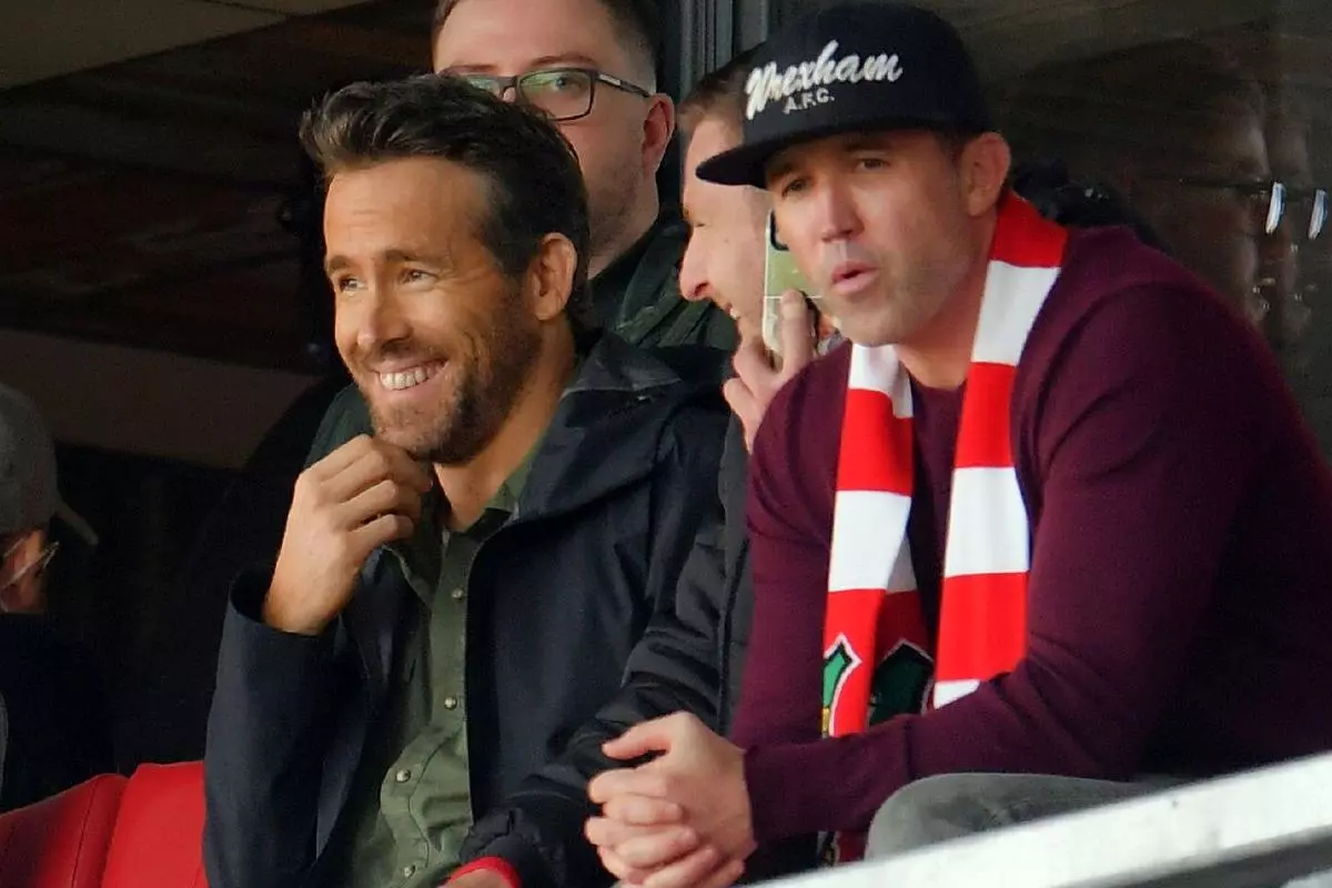 Wrexham owners Ryan Reynolds and Rob McElhenney