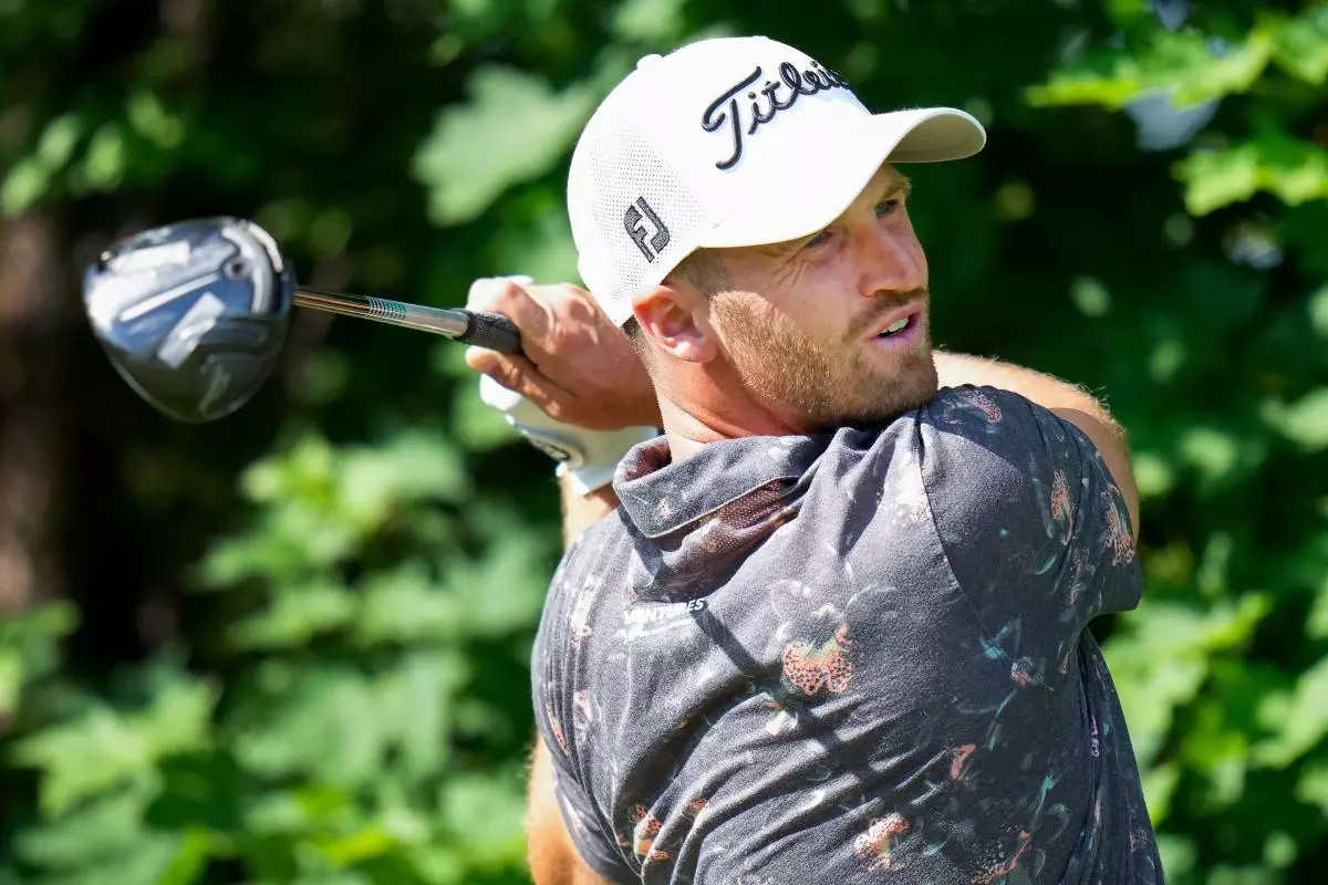 Wyndham Clark in Canadian Open action