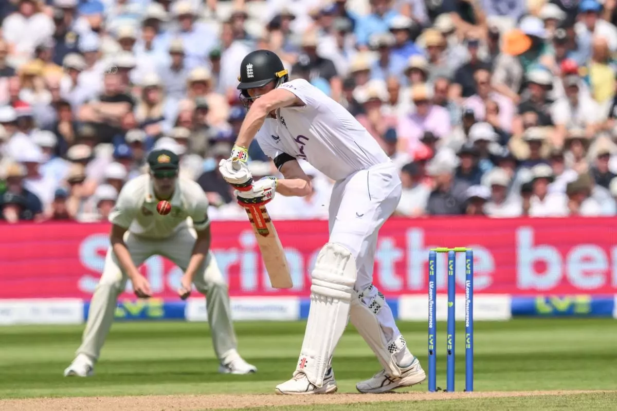 Zak Crawley of England during the Ashes First Test Series - June 2023