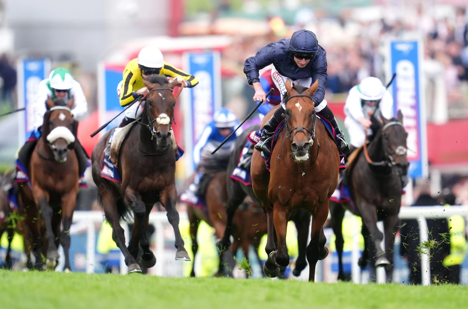 City Of Troy ridden by Ryan Moore at Epsom