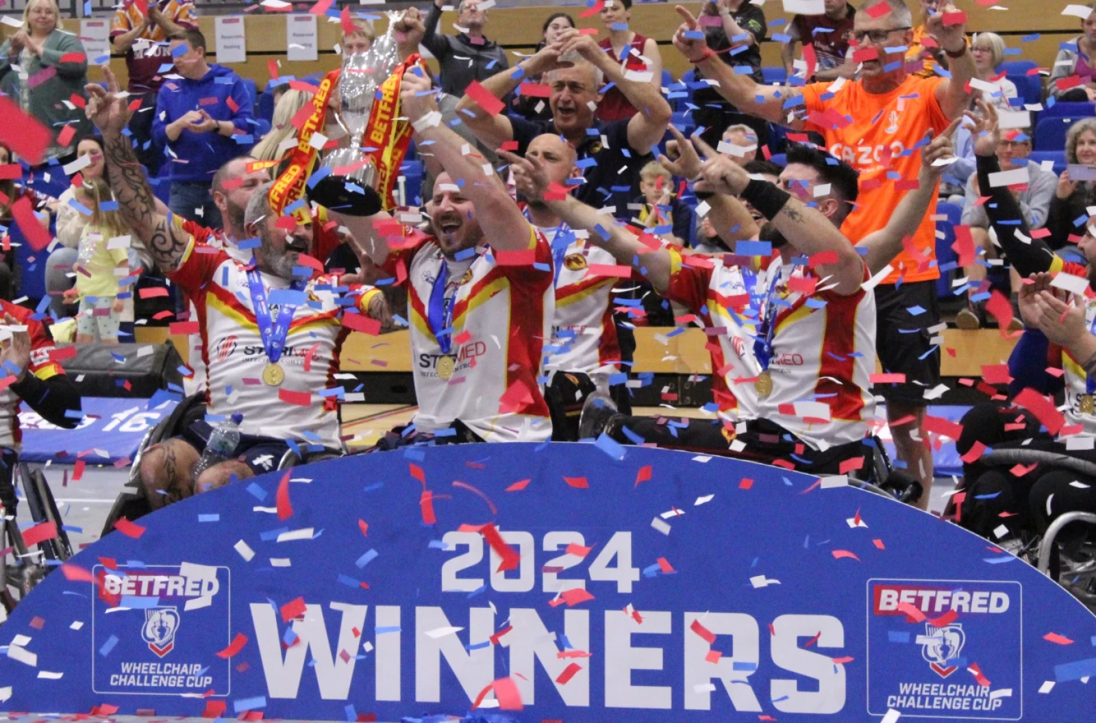 Catalans Dragons win the Wheelchair Challenge Cup