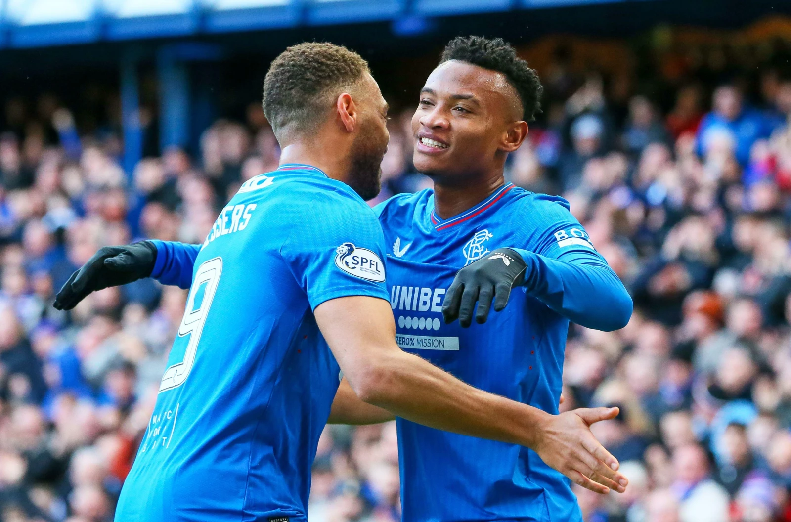 Oscar Cortes in action for Rangers