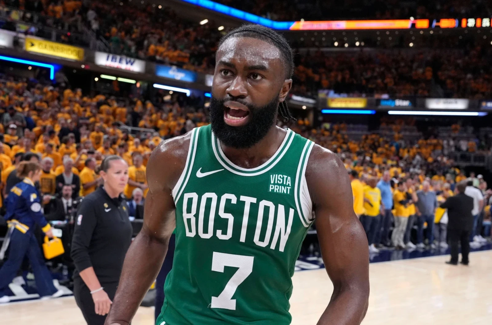 Boston Celtics guard Jaylen Brown