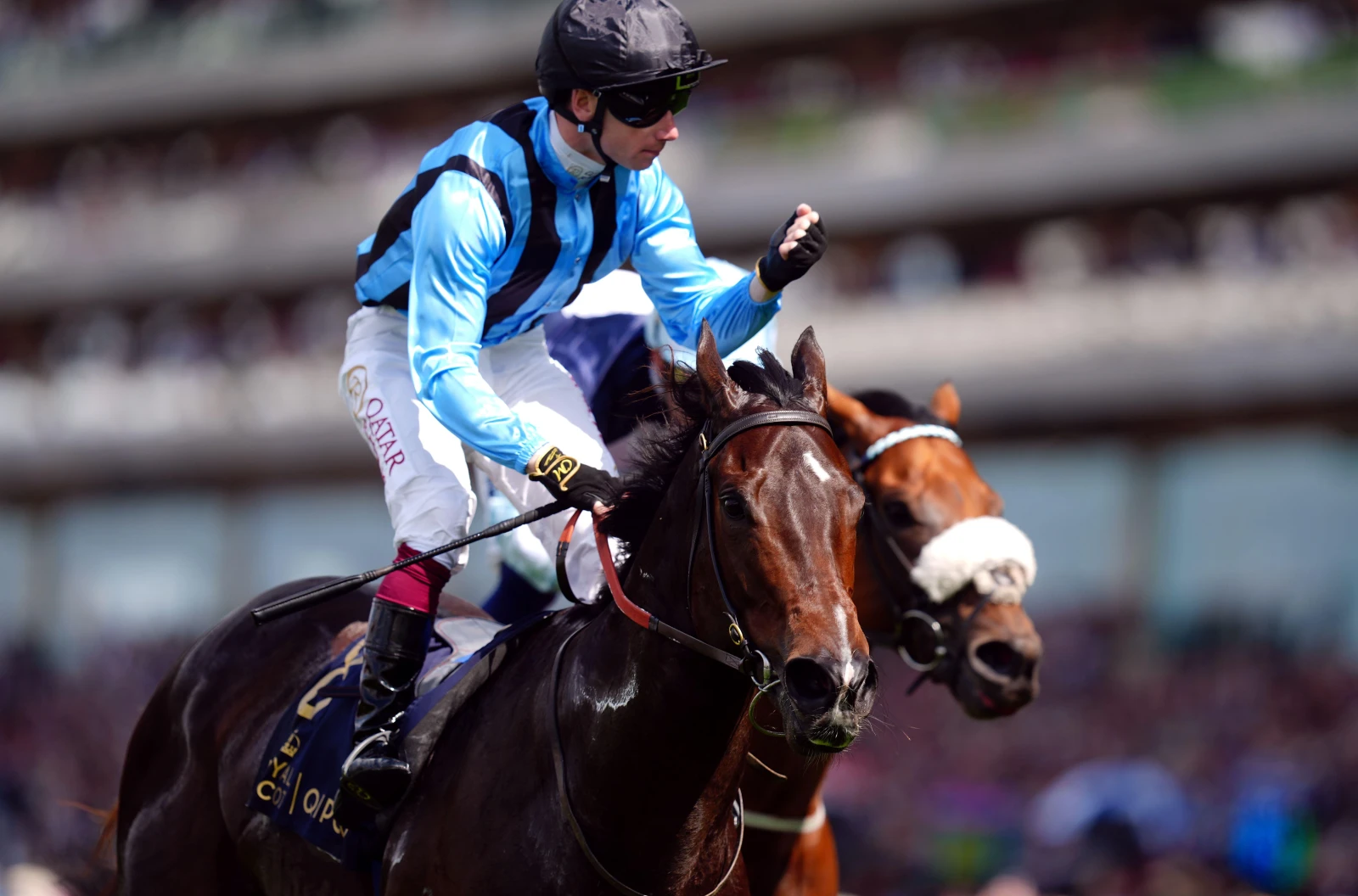 Asfoora and Oisin Murphy after winning the King Charles III Stakes on day one of Royal Ascot