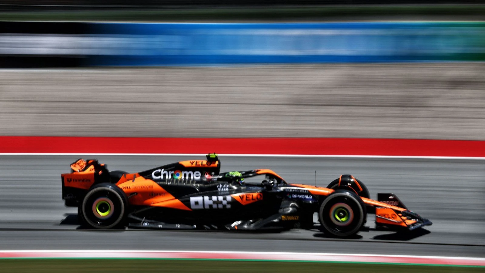 Lando Norris at the Spanish GP