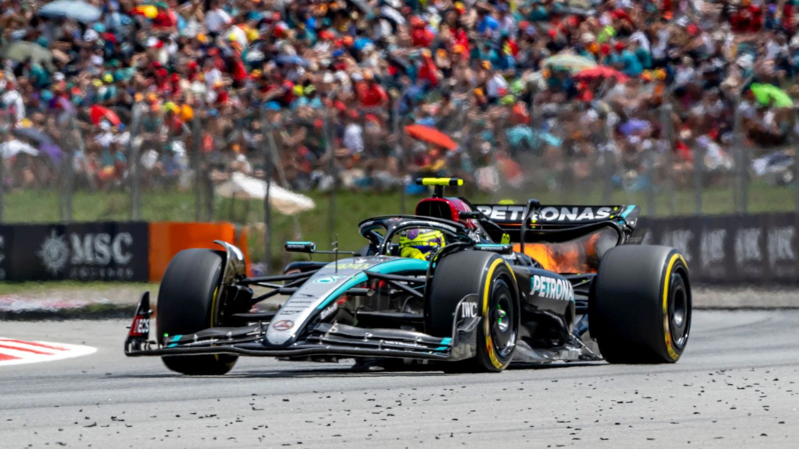 Lewis Hamilton of Mercedes