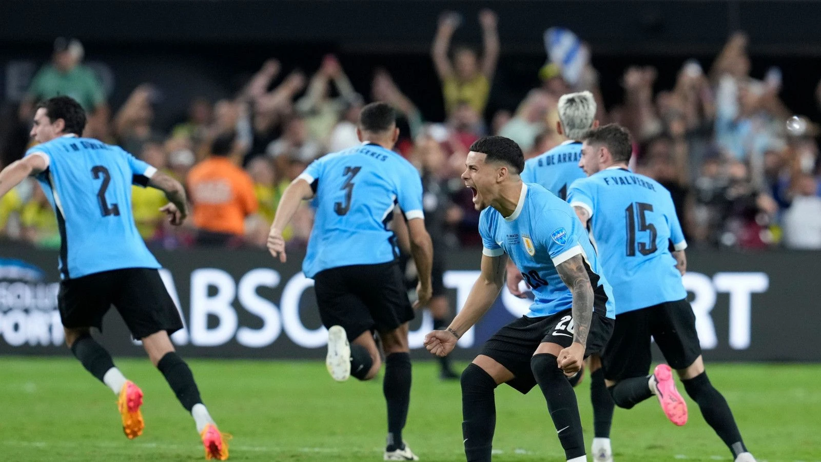 Uruguay beat Brazil Copa America July 7, 2024