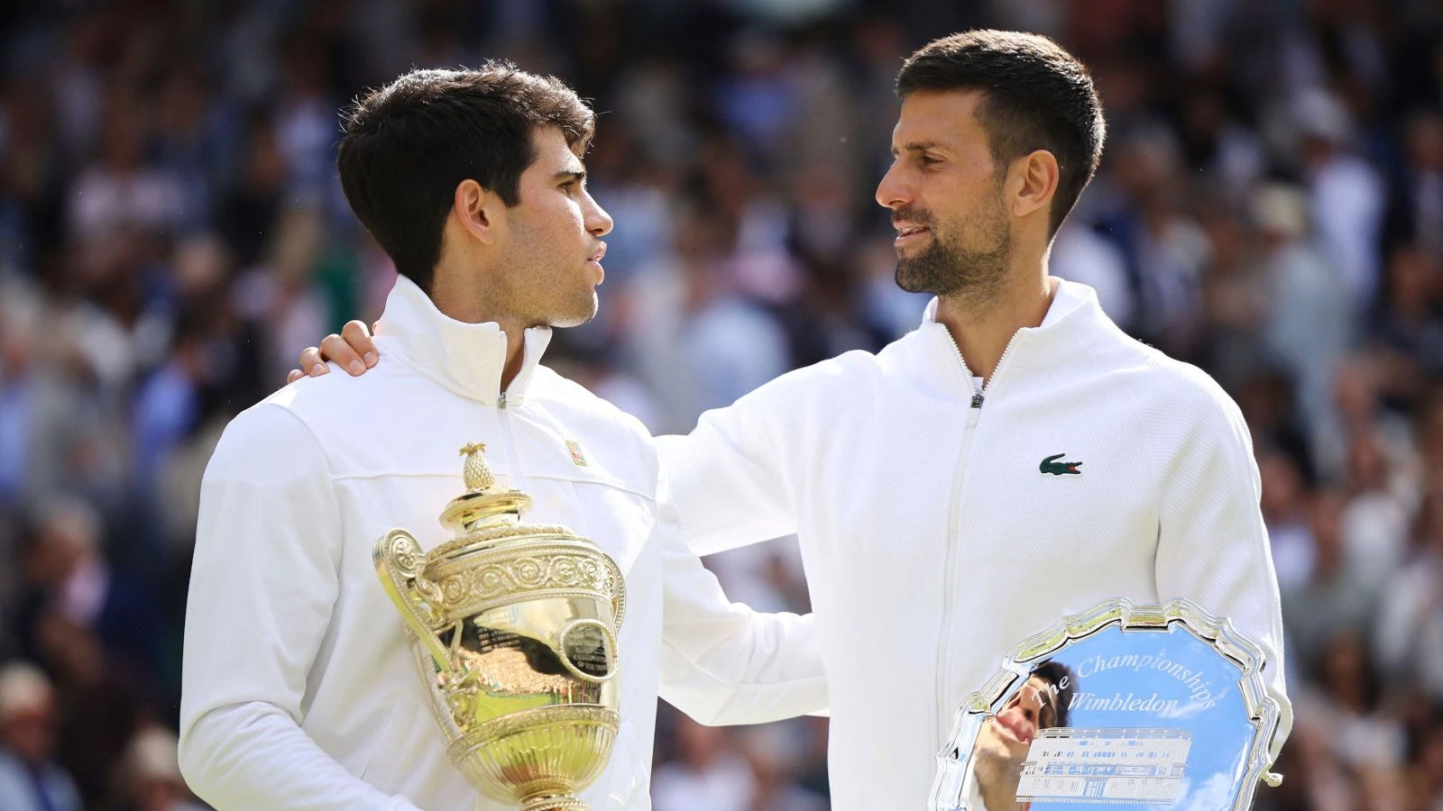Carlos Alcaraz and Novak Djokovic
