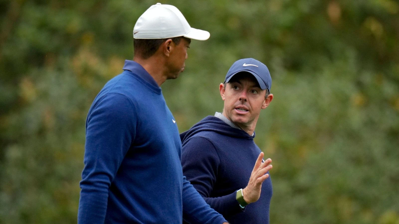 Tiger Woods and Rory McIlroy