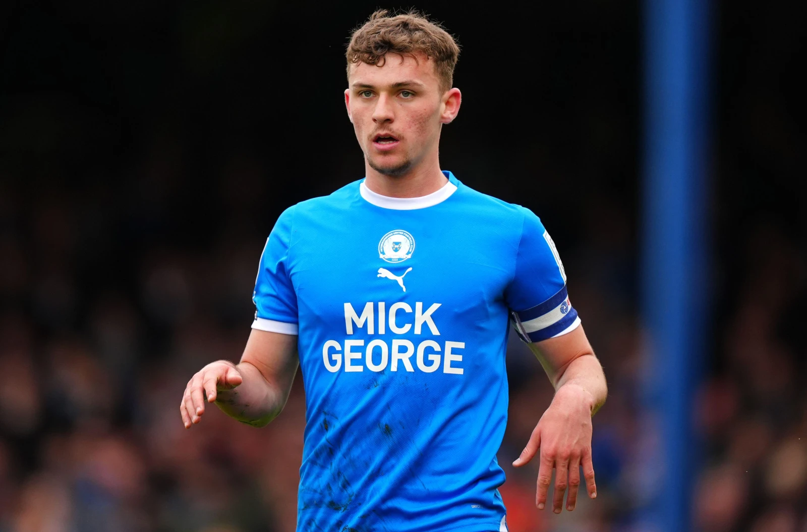 Peterborough United left-back Harrison Burrows